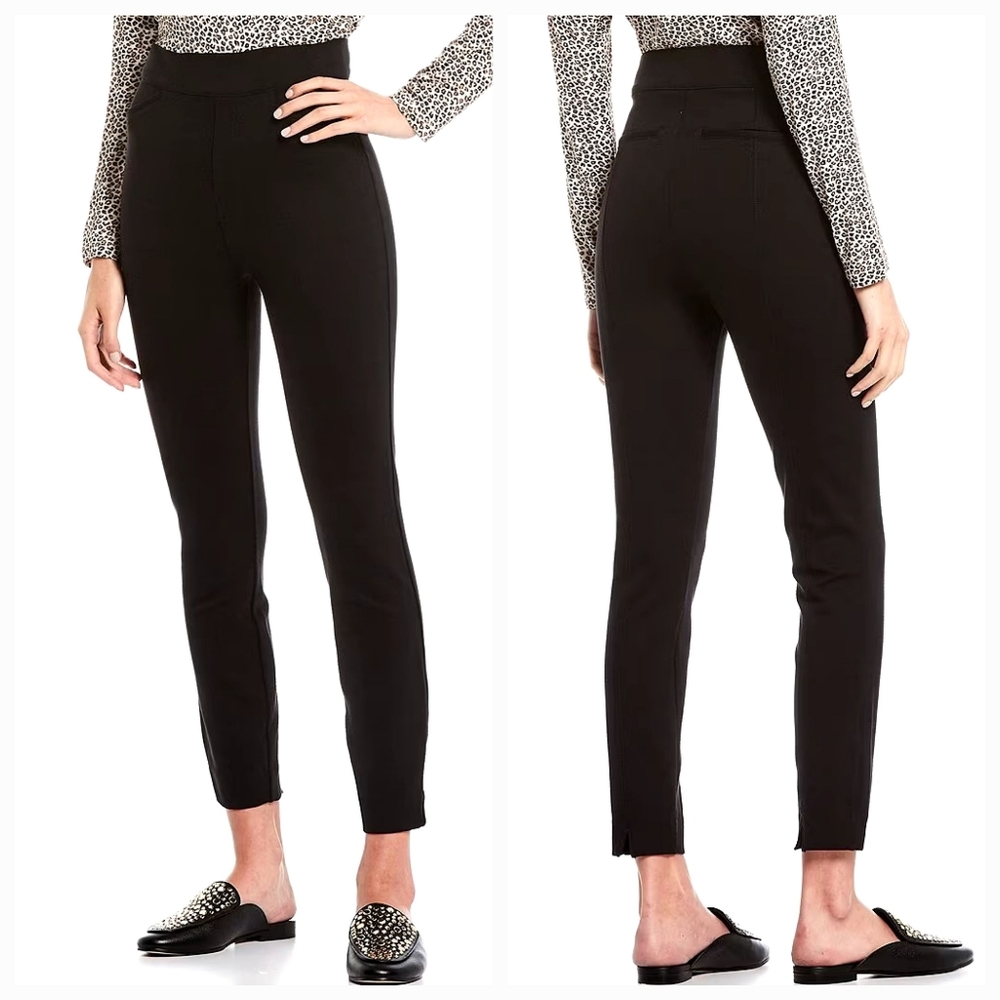 Spanx Black Perfect Pant Back Seam Ankle Skinny Leggings size Small Petite